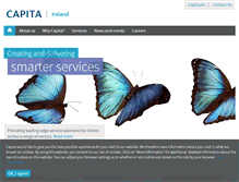 Tablet Screenshot of capita.ie