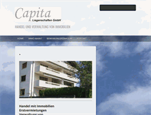 Tablet Screenshot of capita.ch